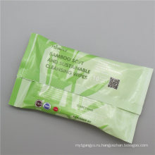 Нетканые влажные салфетки в индивидуальной упаковке